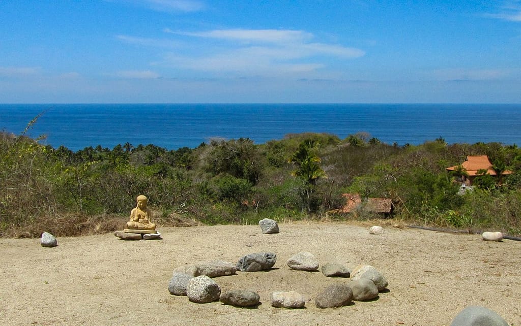 Selva-del-Mar-Land, fire ring vista